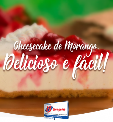 Cheesecake de Morango.