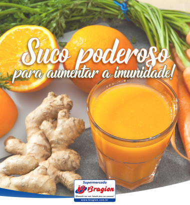 Suco poderoso para aumentar a imunidade