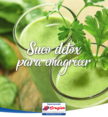 Suco detox para emagrecer