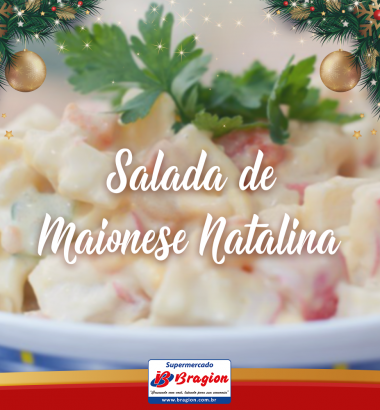 Salada de maionese natalina